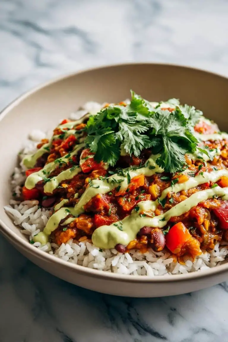 Plantain Pinto Stew with Aji Verde Recipe