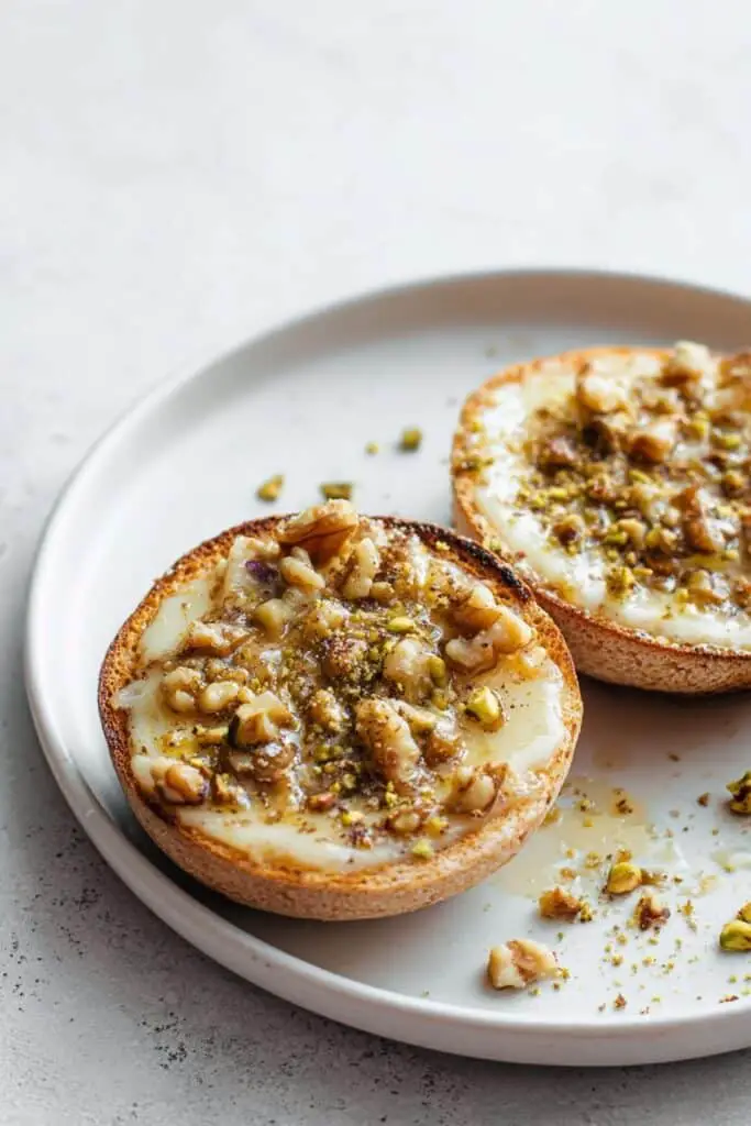 English Muffin Baklava with Nuts and Honey Recipe