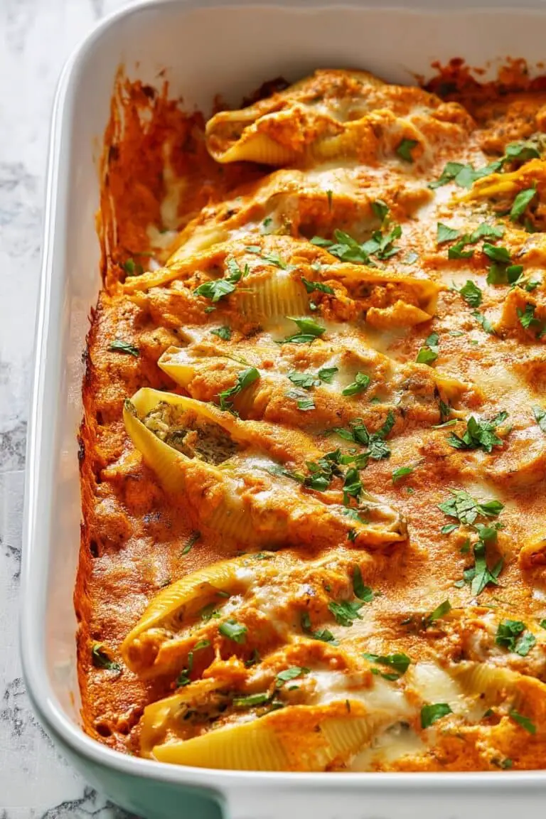 Creamy Cajun Stuffed Pasta Shells Recipe