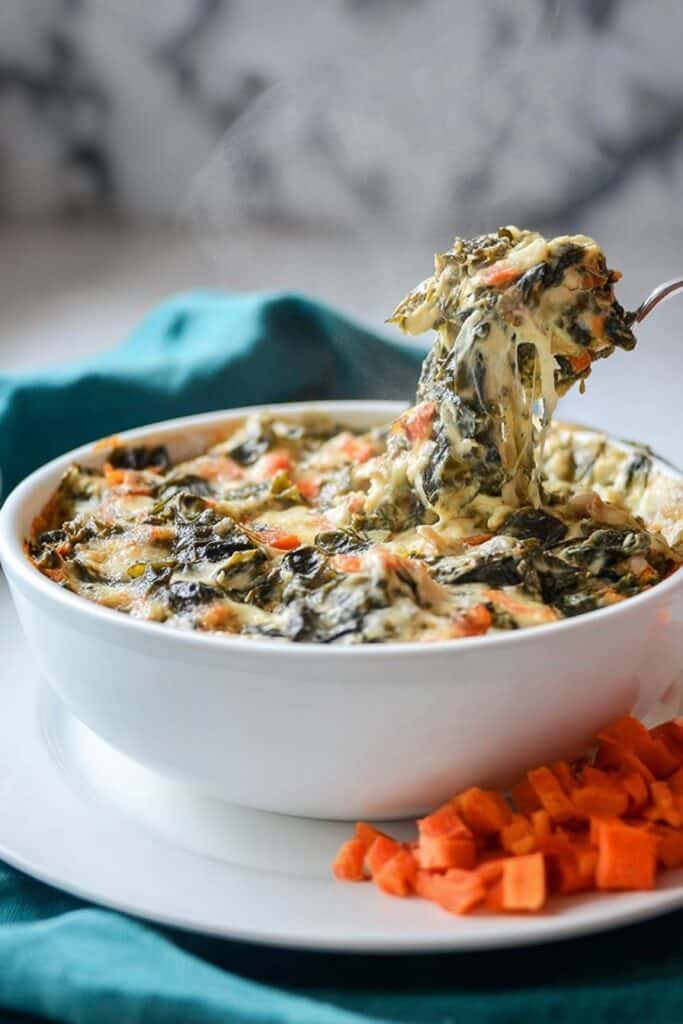 Roasted Butternut Squash Spinach Dip Recipe
