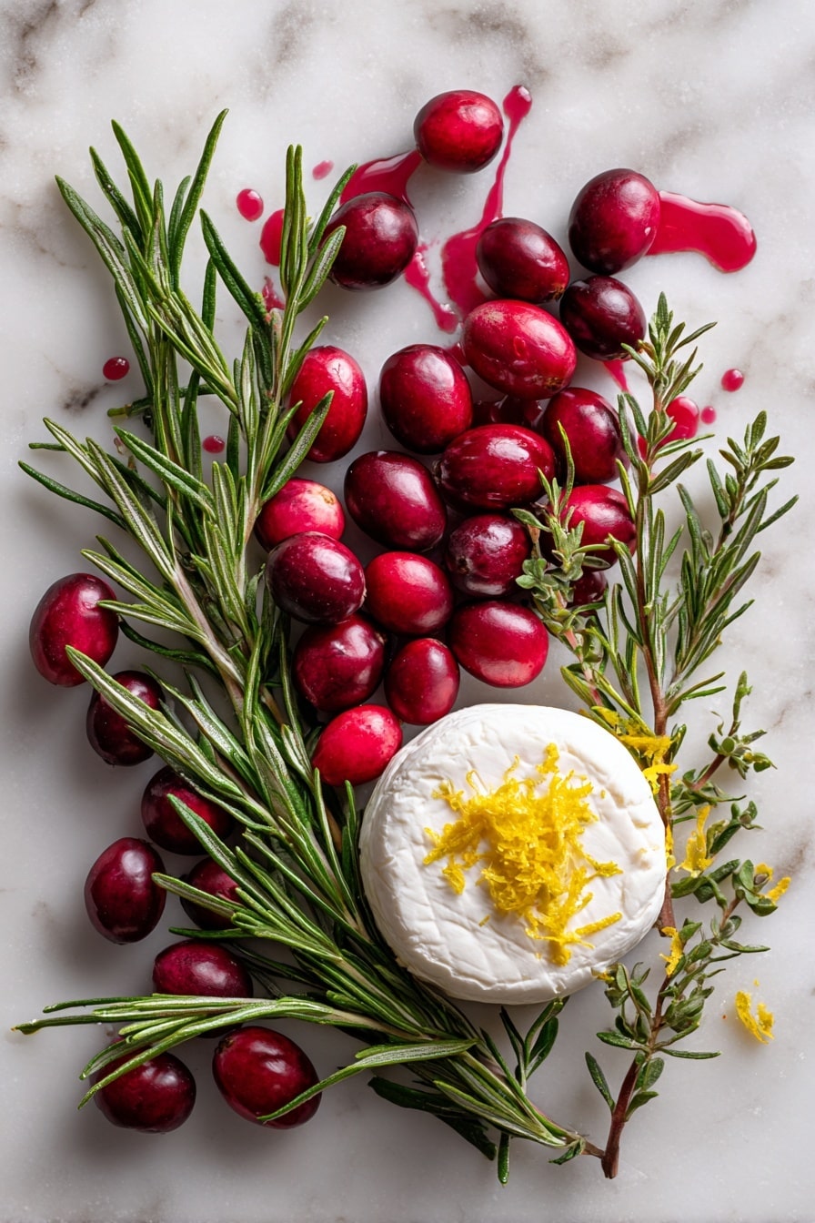 Whipped Cranberry Goat Cheese Spread Recipe - Ingredients