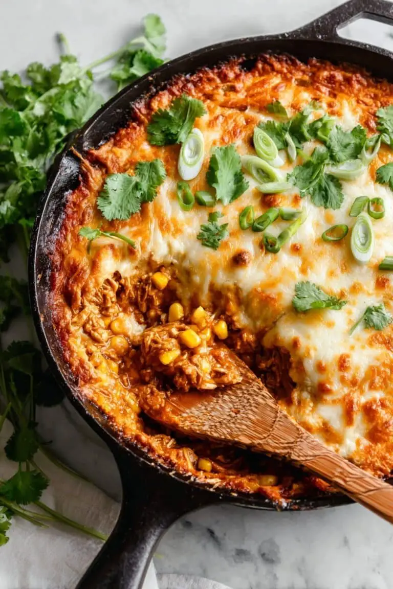 Bubbly Hot Chicken Enchilada Bean Dip Recipe