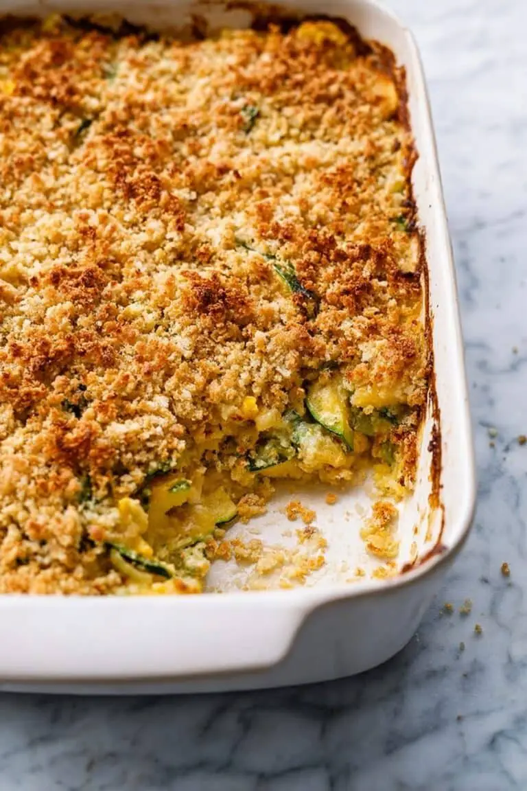 Cheesy Zucchini Bake with Gruyère and Parmesan Recipe