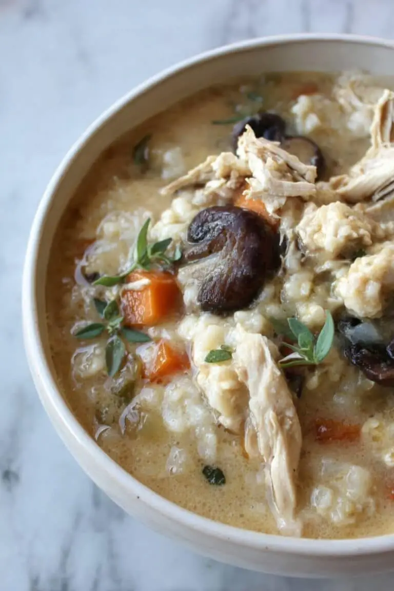 Turkey and Mushroom Dumpling Stew Recipe