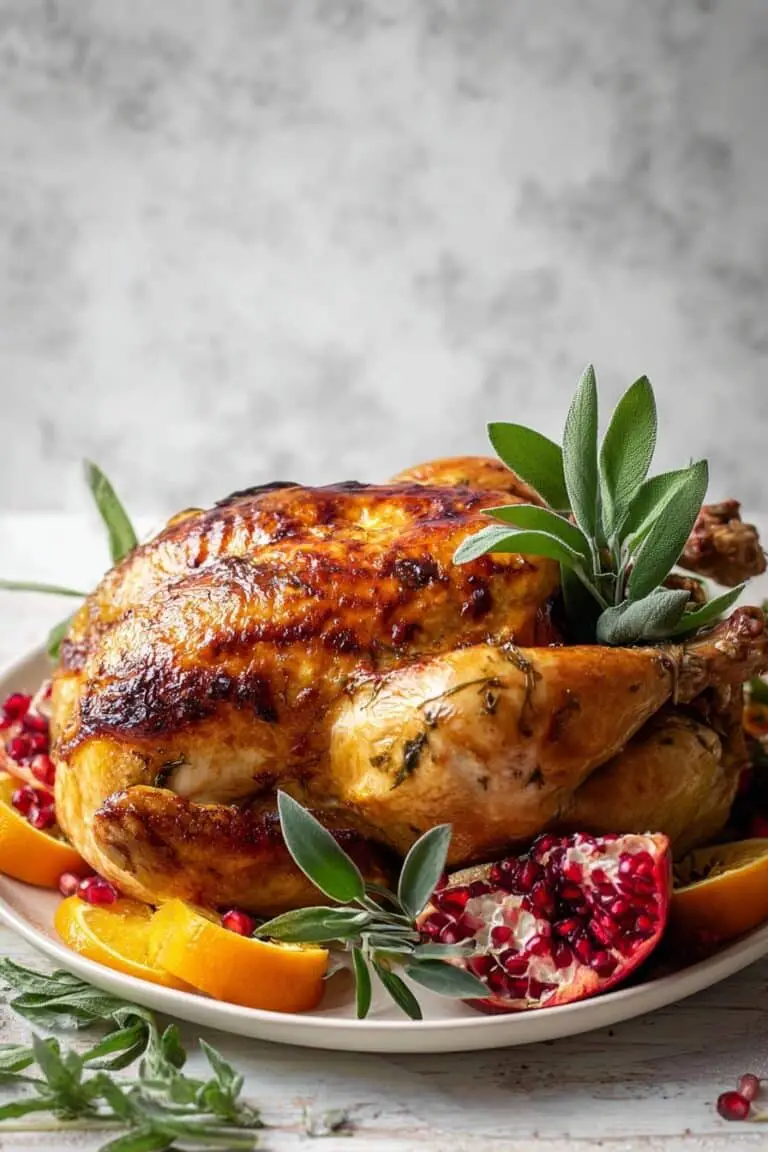 Citrus Butter and Sage Roasted Turkey Recipe