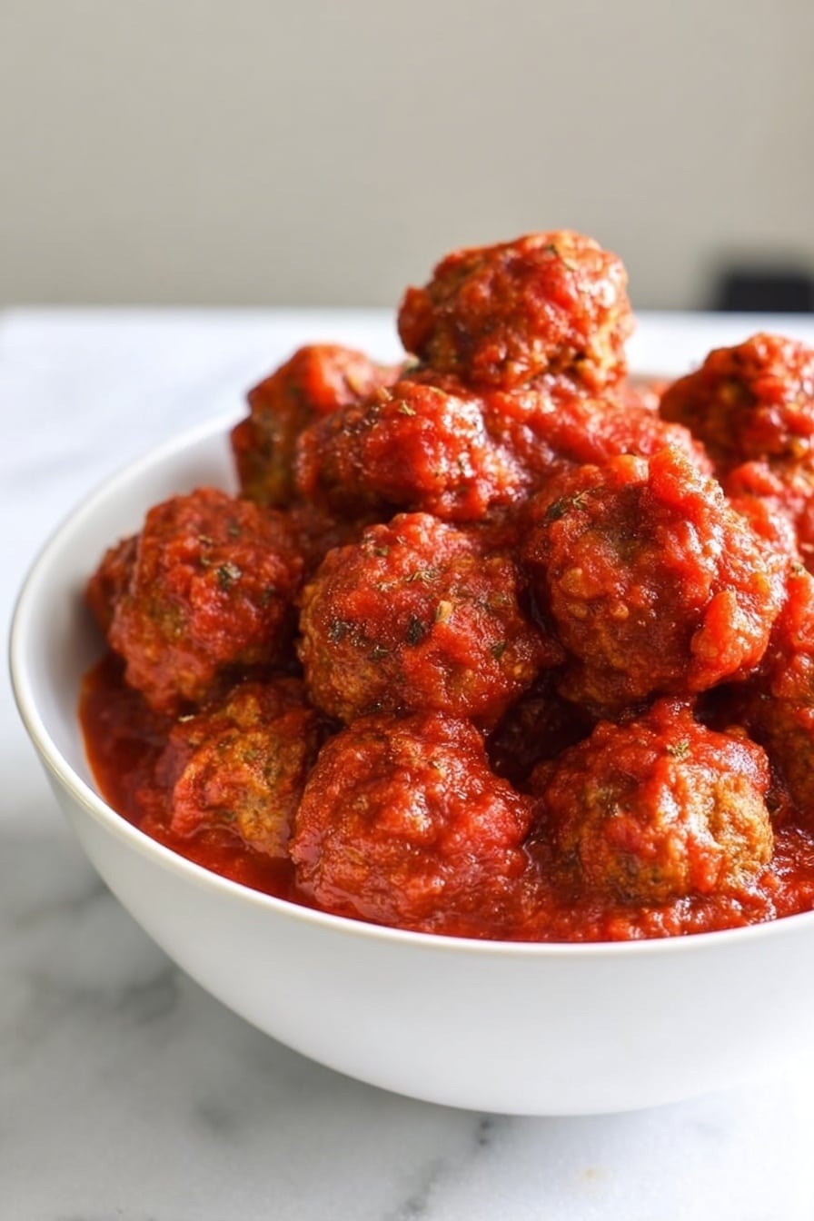 Healthy Crockpot Mini Turkey Quinoa Meatballs Recipe