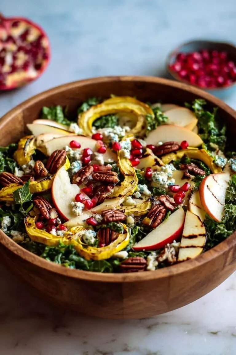 Thanksgiving Kale Salad with Cranberry Cinnamon Vinaigrette Recipe