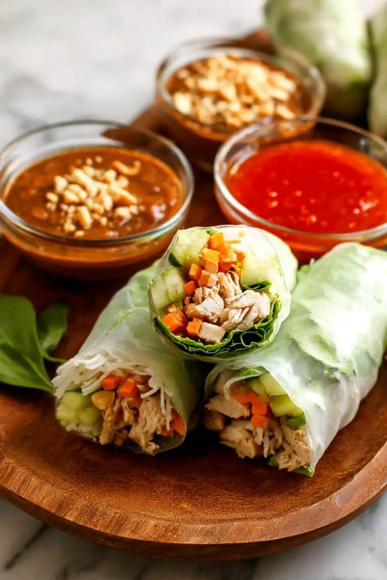 Leftover Turkey Spring Rolls Recipe