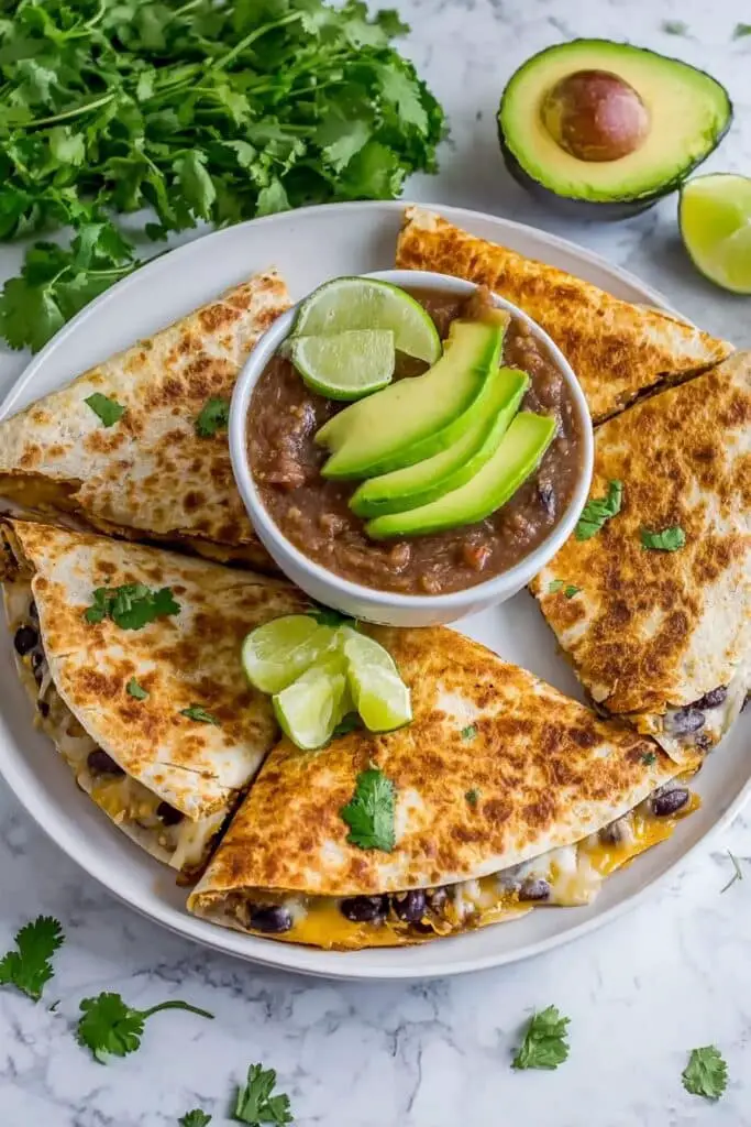 Leftover Turkey and Black Bean Quesadillas Recipe