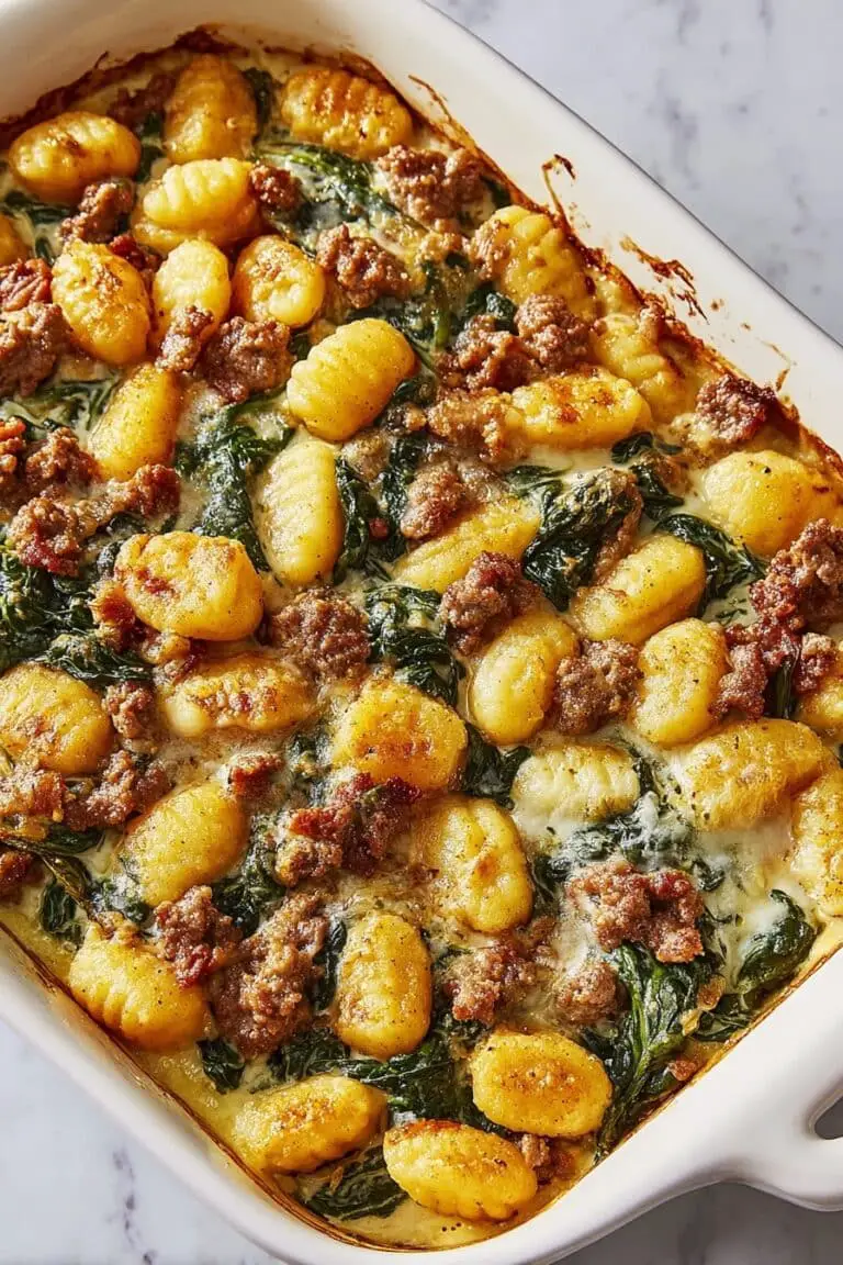 Gnocchi Sausage and Spinach Stuffing Recipe