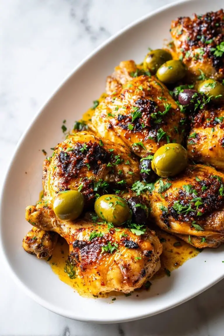 Sheet Pan Chicken Marbella with Olives and Prunes Recipe