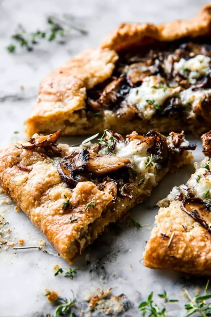 Wild Mushroom Galette with Herb Crust Recipe
