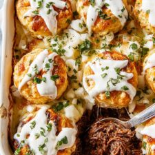 Cheesy Barbacoa Biscuit Bake Recipe-image