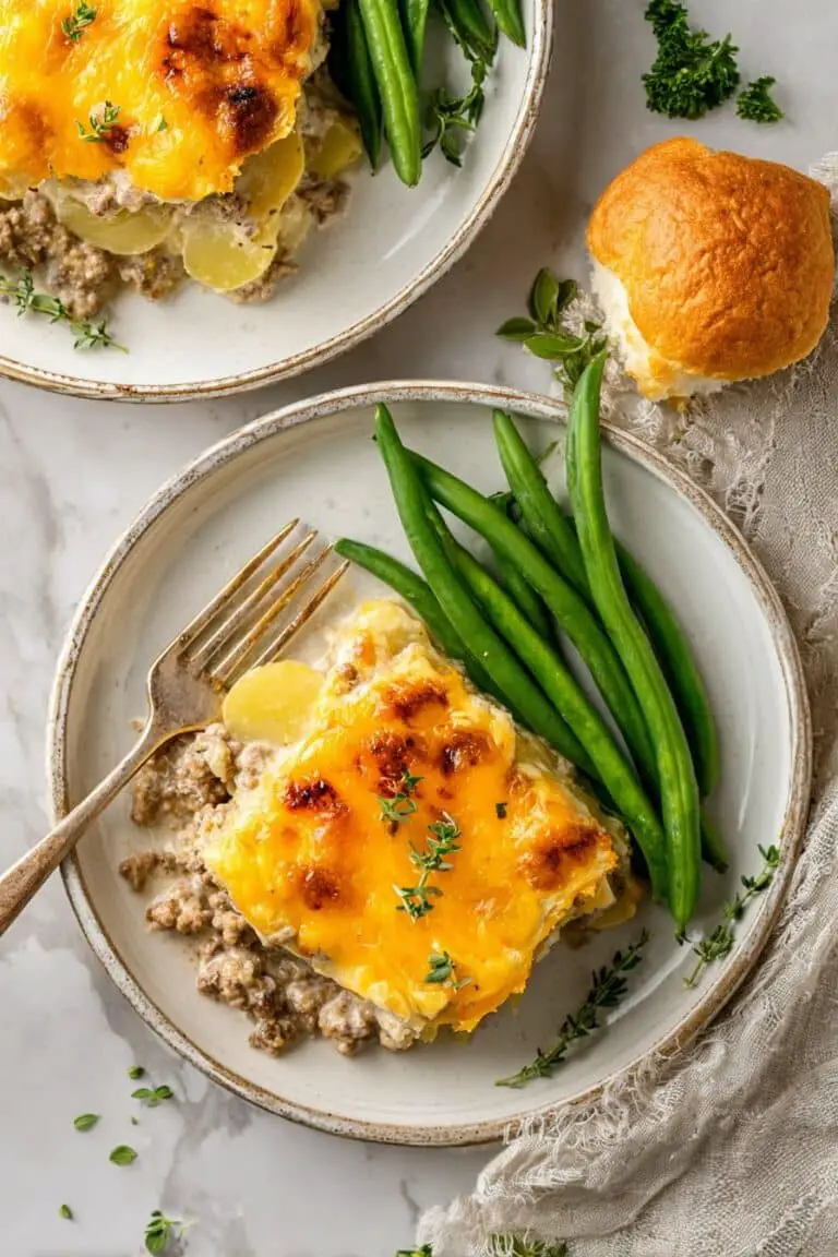 Easy Ground Beef Potatoes Casserole Recipe
