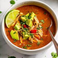 Healthy Whole30 Chicken Taco Soup Recipe-image