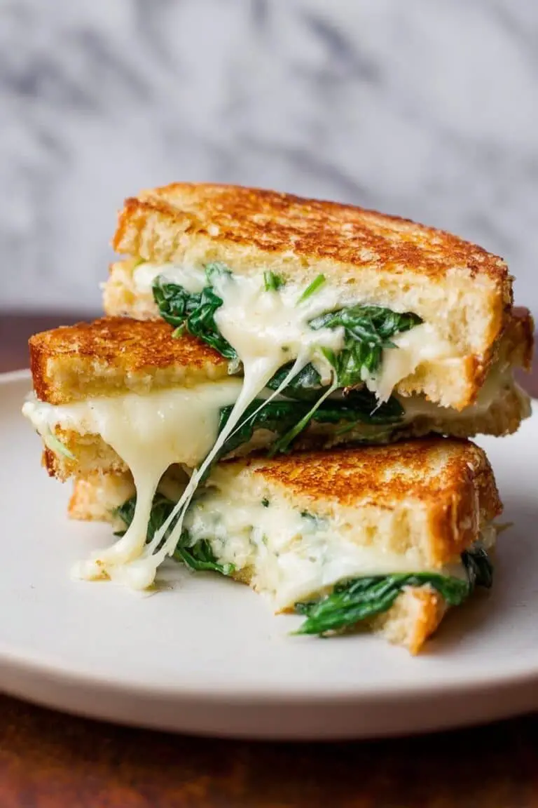 Spinach Artichoke Grilled Cheese Sandwich Recipe