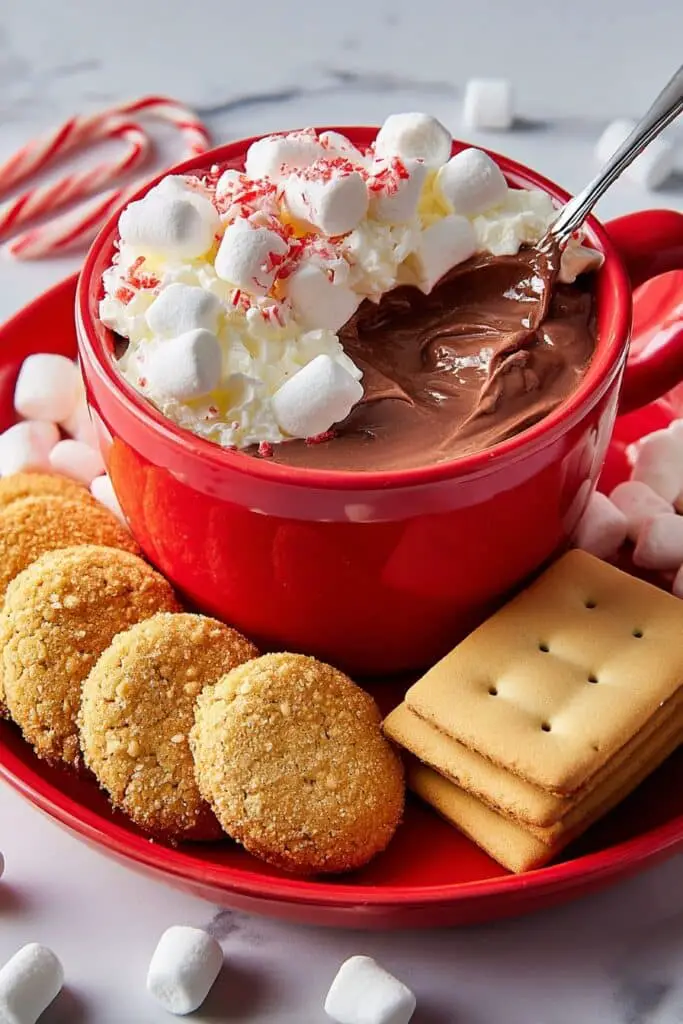 Hot Cocoa Dip with Marshmallow Fluff Recipe