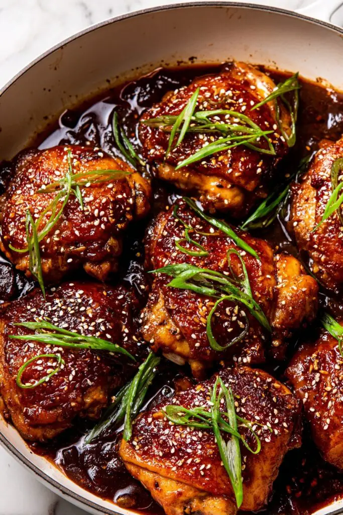 Braised Chicken Thighs with Soy Sauce and Ginger Recipe
