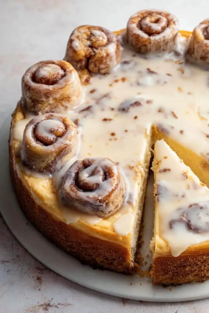 Cinnamon Roll Cheesecake Recipe