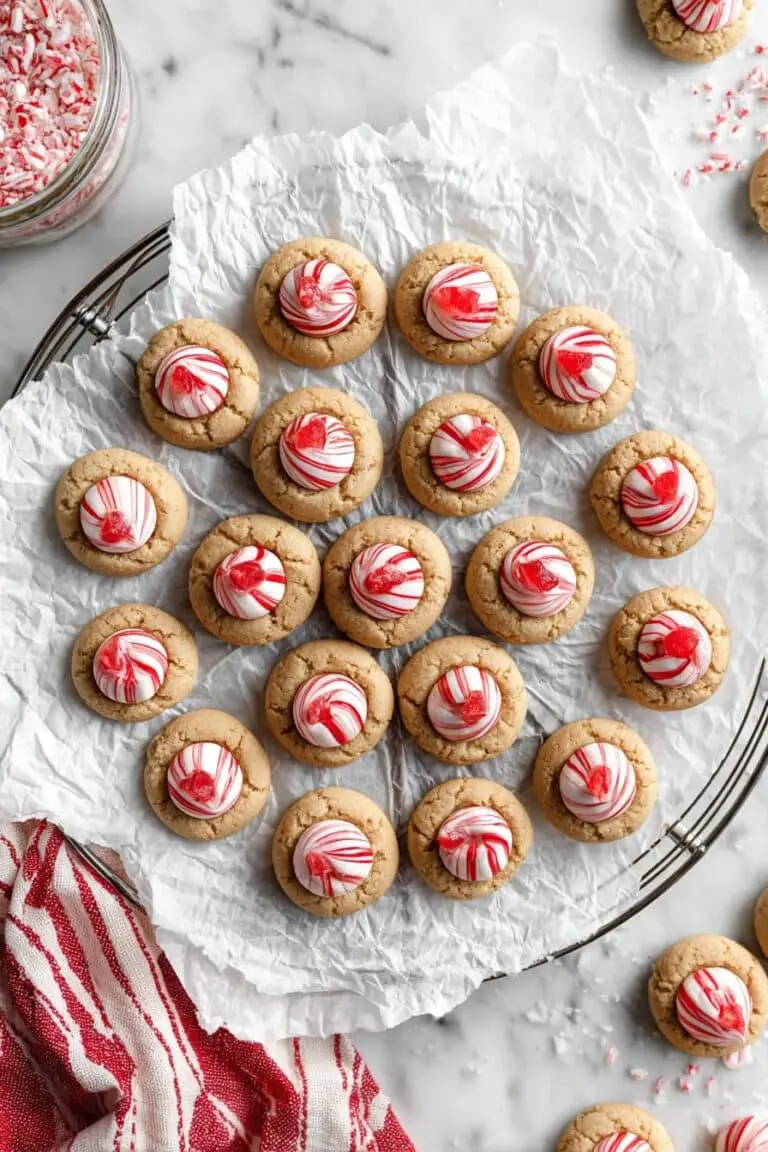 Peppermint Kiss Cookies Recipe