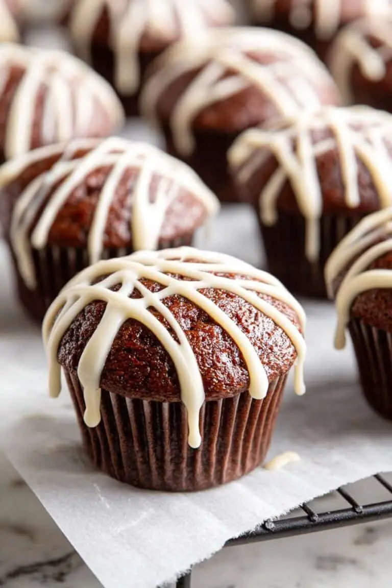 Gingerbread Muffins with Vanilla Glaze Recipe