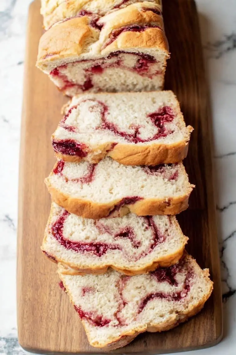 Cranberry Swirl Pound Cake Recipe