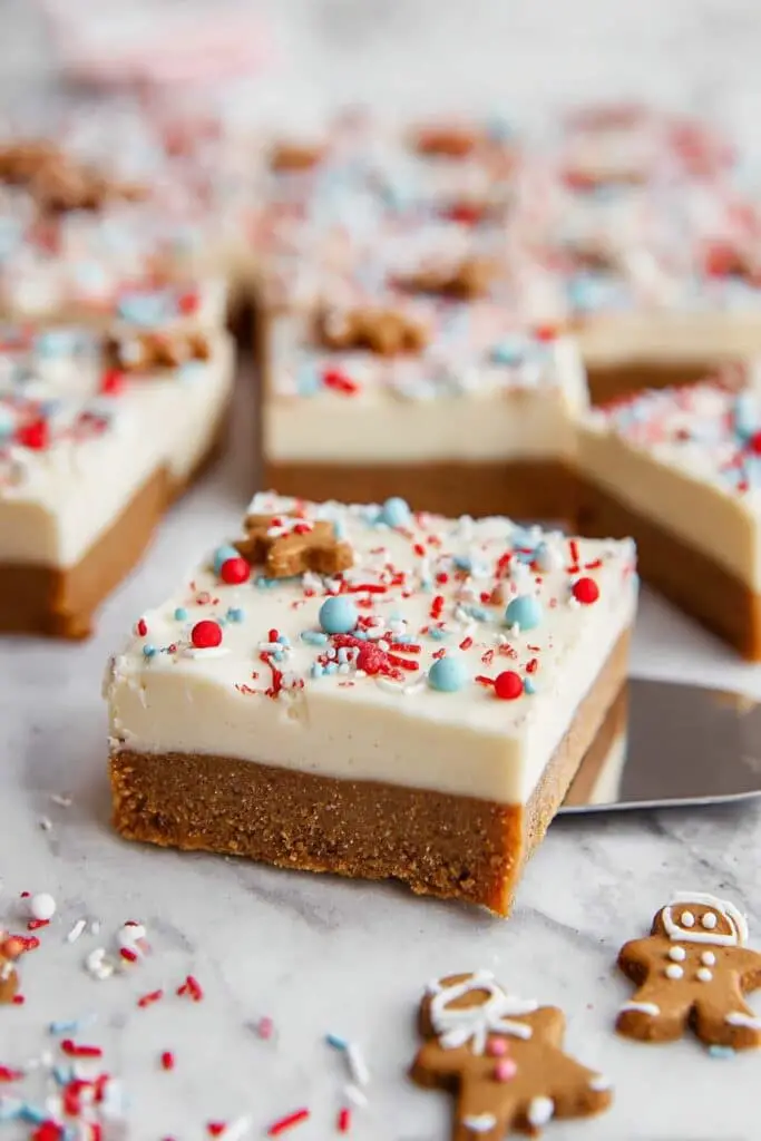 Gingerbread Cookie Bars with Cream Cheese Frosting Recipe