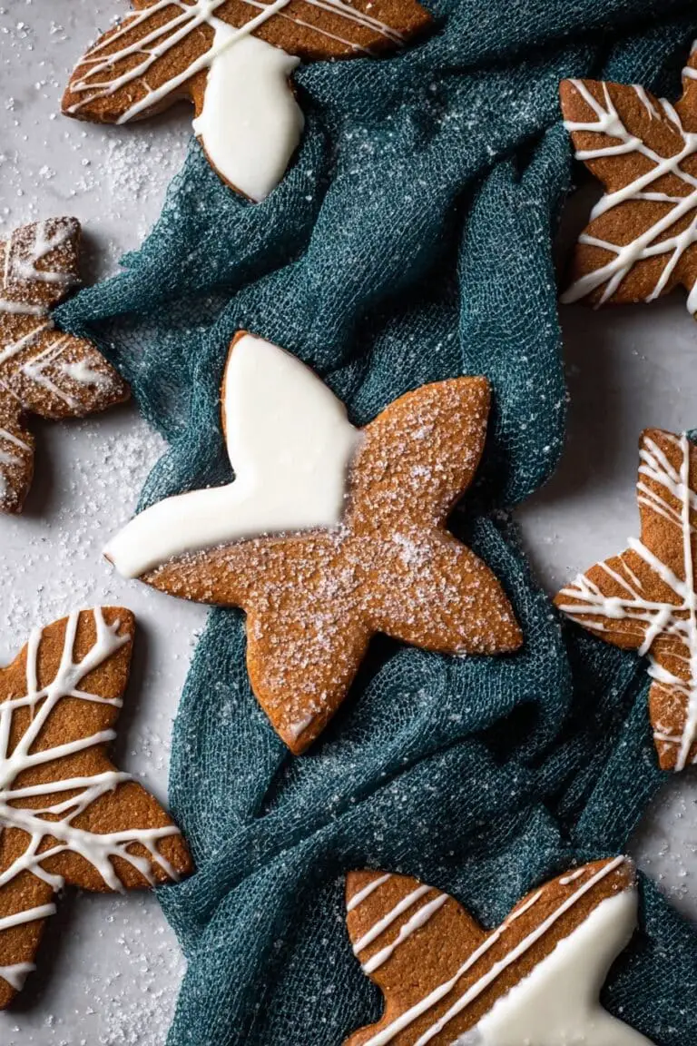 White Chocolate Gingerbread Star Cookies Recipe