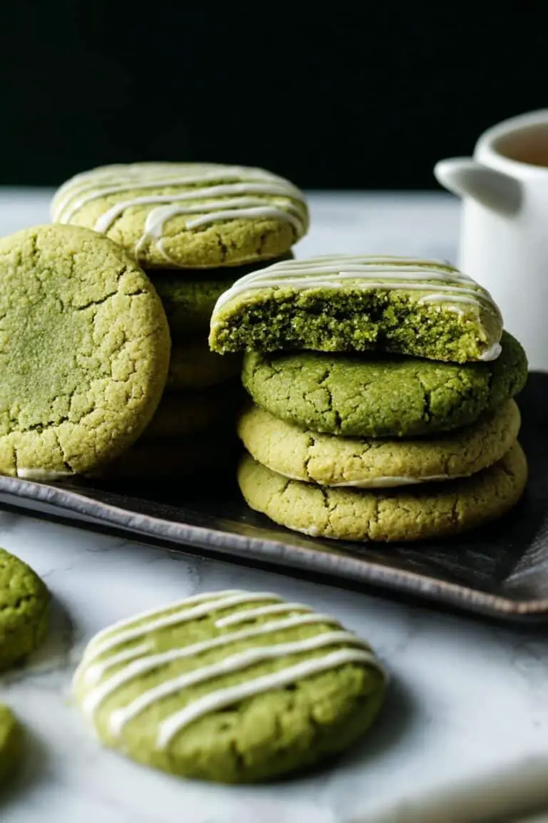 Matcha Shortbread Cookies Recipe
