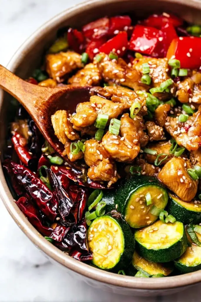Easy Slow Cooker Kung Pao Chicken Recipe