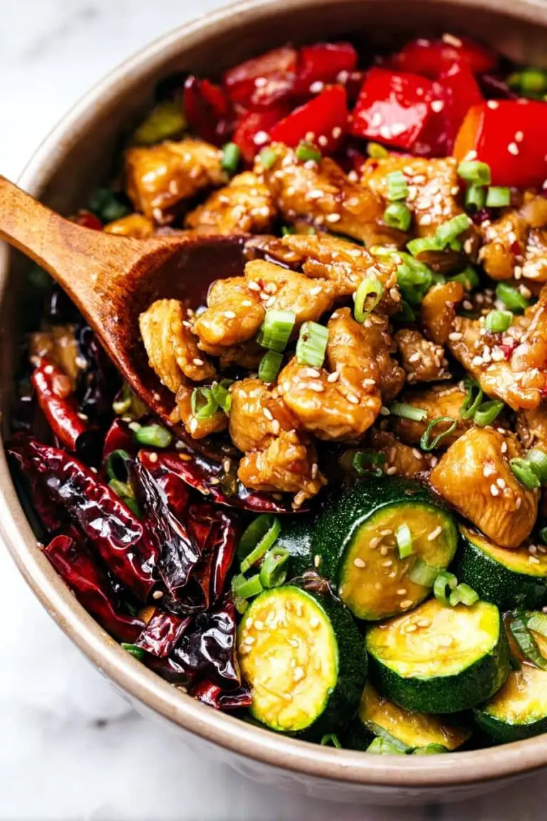Easy Slow Cooker Kung Pao Chicken Recipe