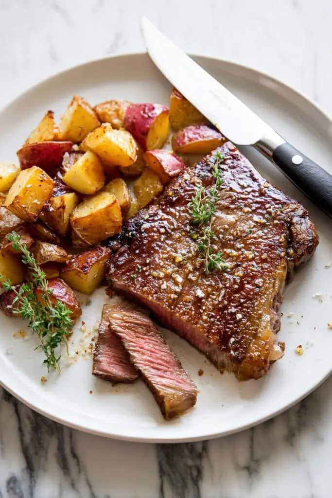 Seared Garlic Butter Steak Recipe