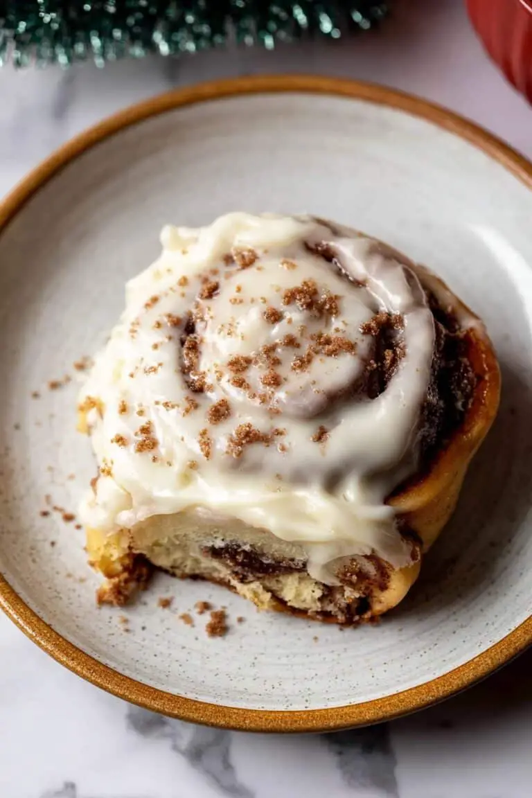 Eggnog Cinnamon Rolls with Cream Cheese Icing Recipe