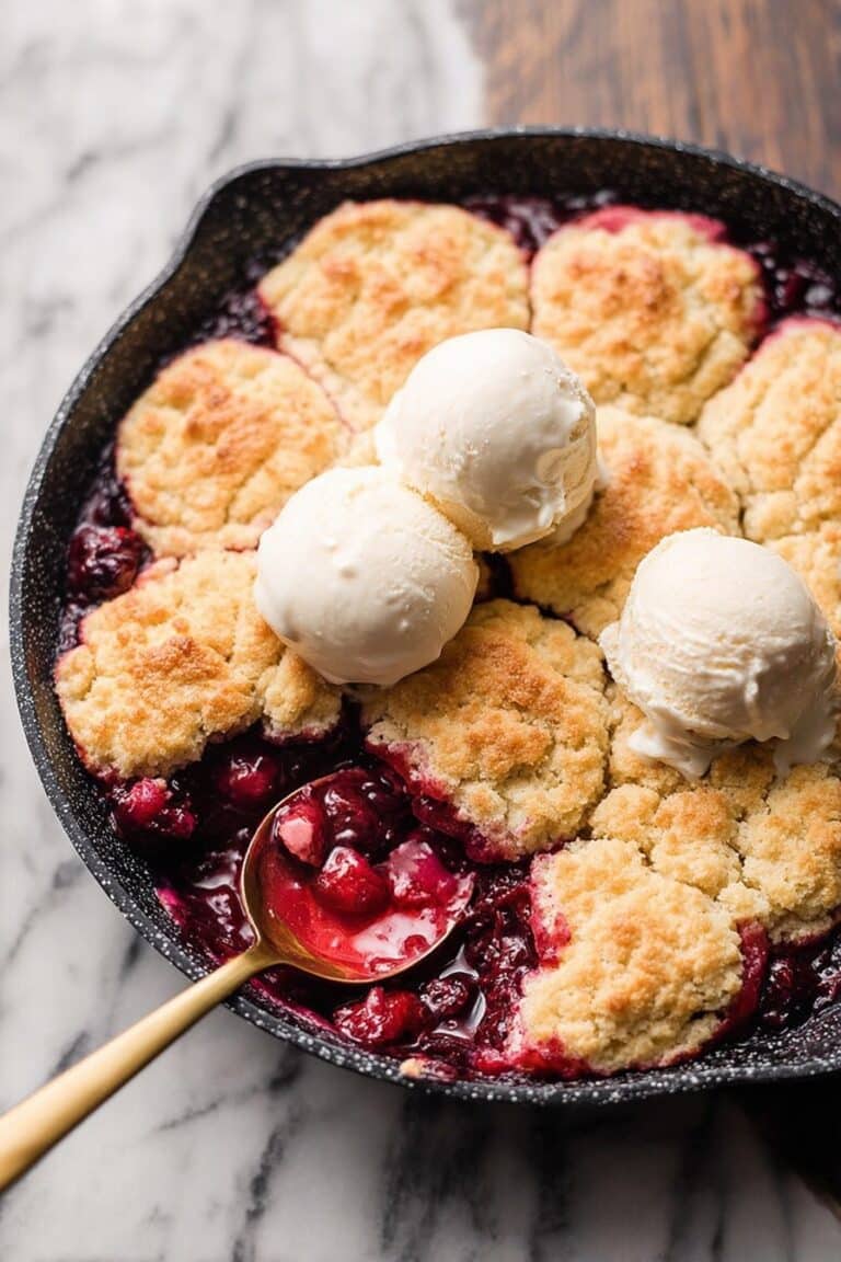 Cranberry Apple Cobbler with Biscuit Topping Recipe