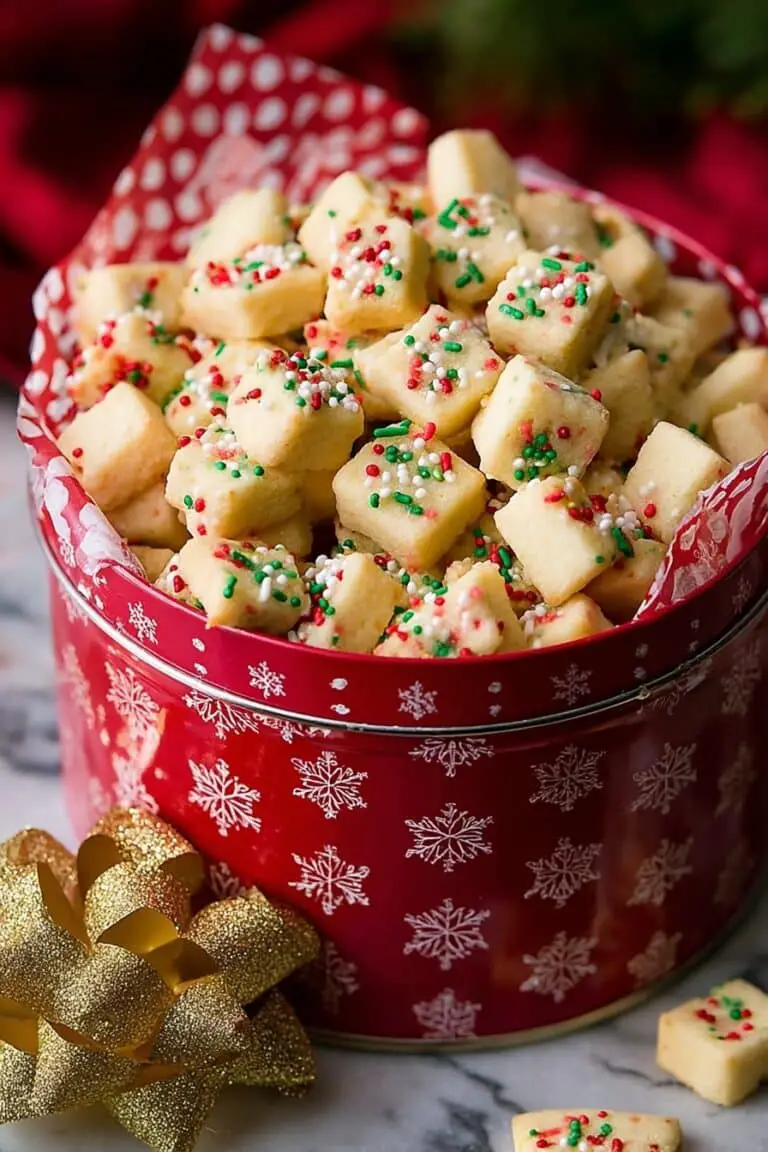 Funfetti Shortbread Bites Recipe