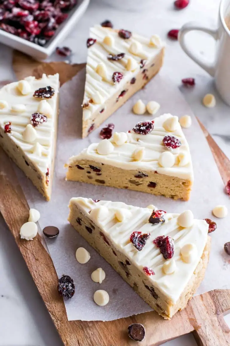 Cranberry White Chocolate Bliss Bars Recipe