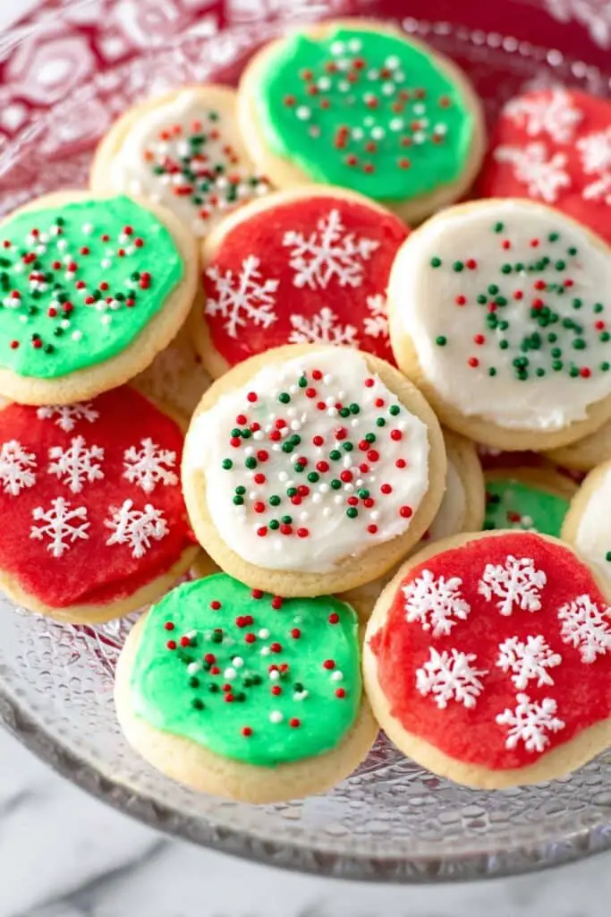 Frosted Christmas Cookies Recipe