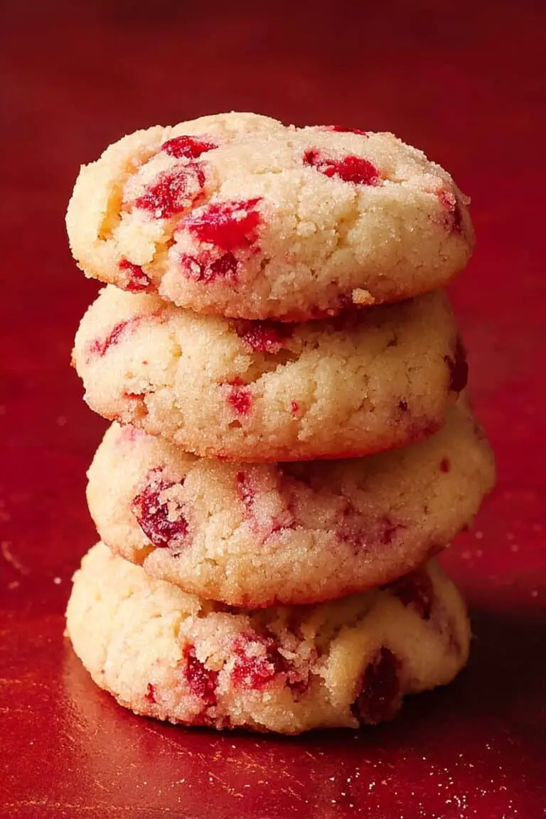 Cherry Cookies with Almond Flavor Recipe