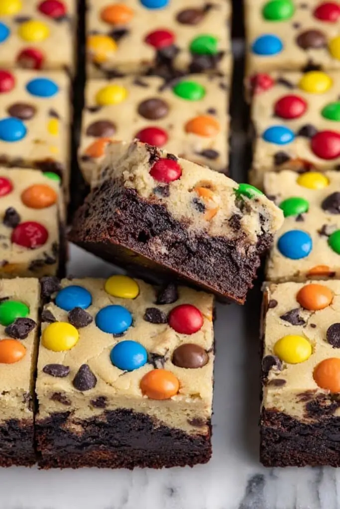 Cookie Dough Brownie Bars Recipe