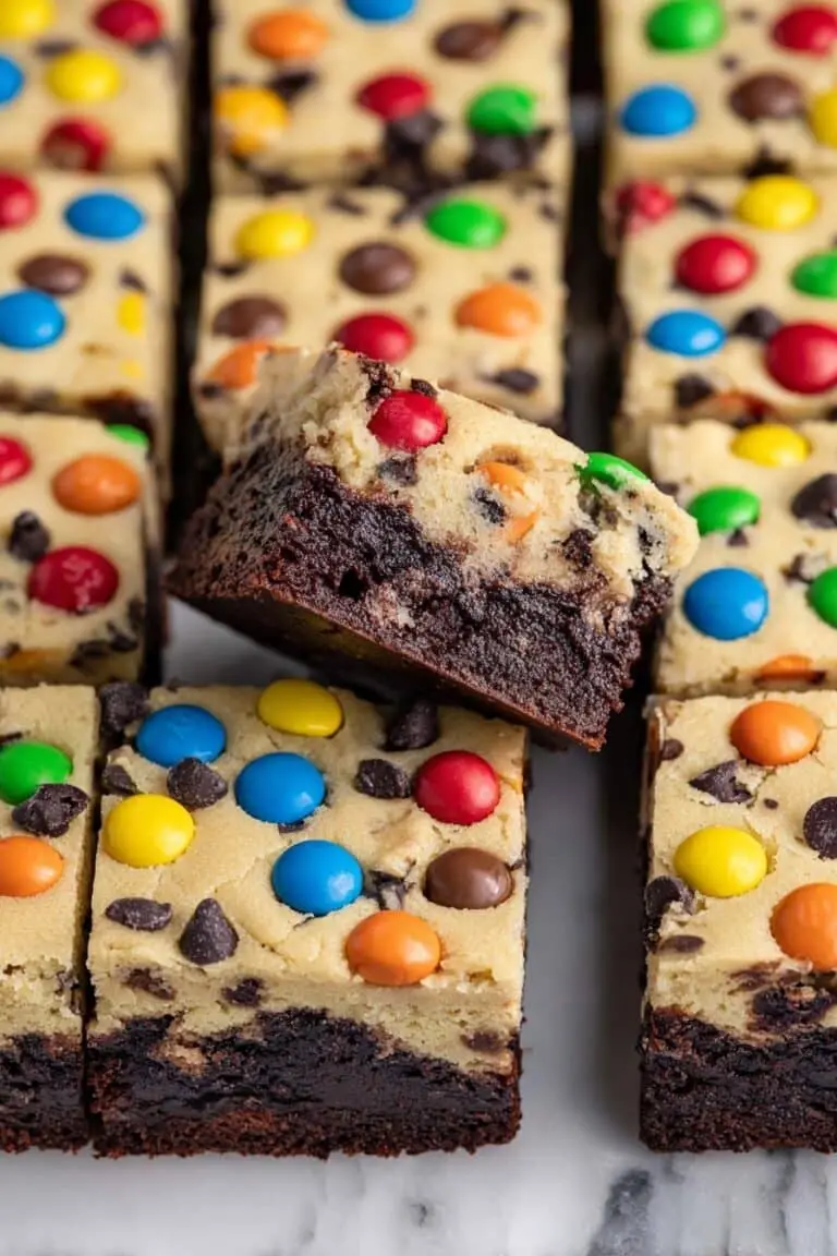 Cookie Dough Brownie Bars Recipe