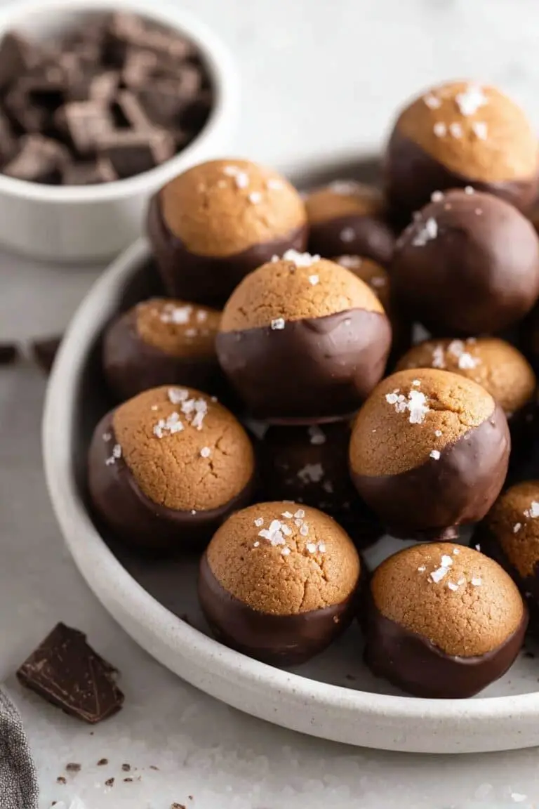 Nutella Buckeye Balls with Chocolate Dipping Recipe