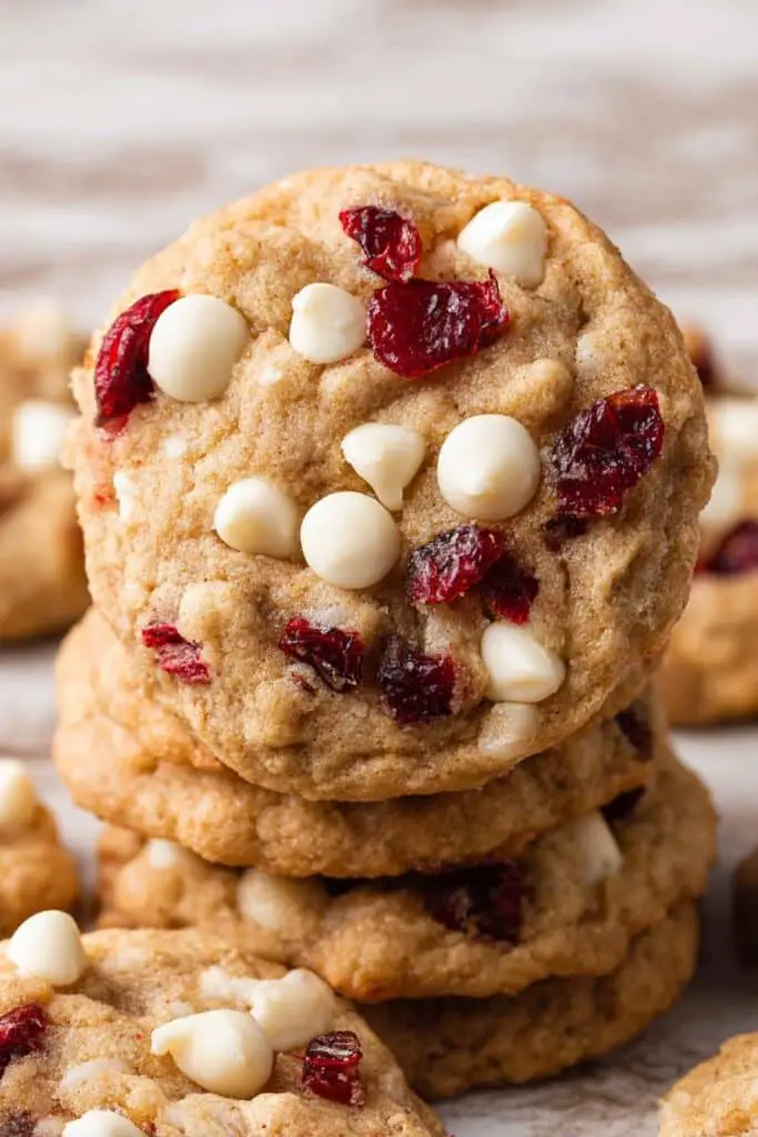 White Chocolate Cranberry Oatmeal Cookies Recipe