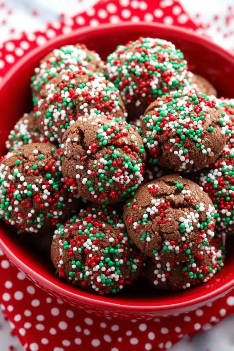 Soft Gingerbread Cookies with Christmas Sprinkles Recipe