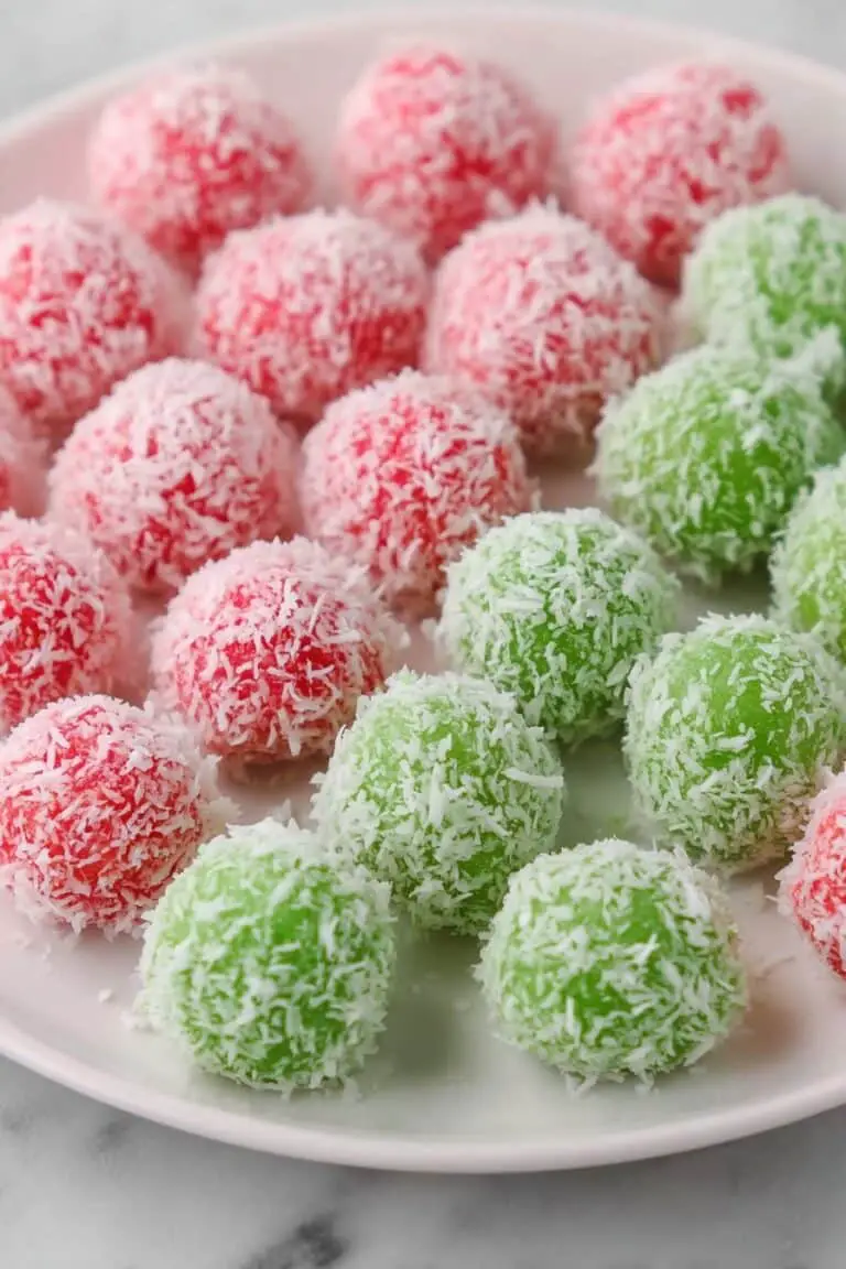 Festive Jello Coconut Balls Recipe