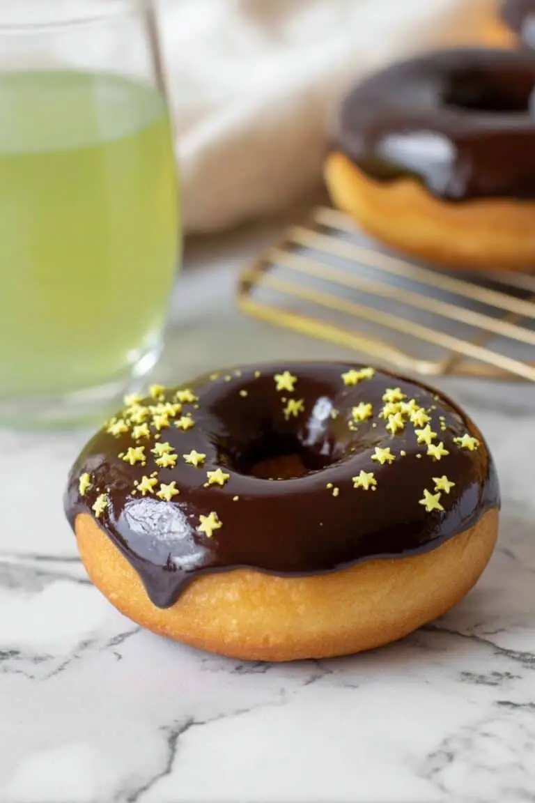 Air Fryer Biscuit Donuts with Chocolate Ganache Recipe