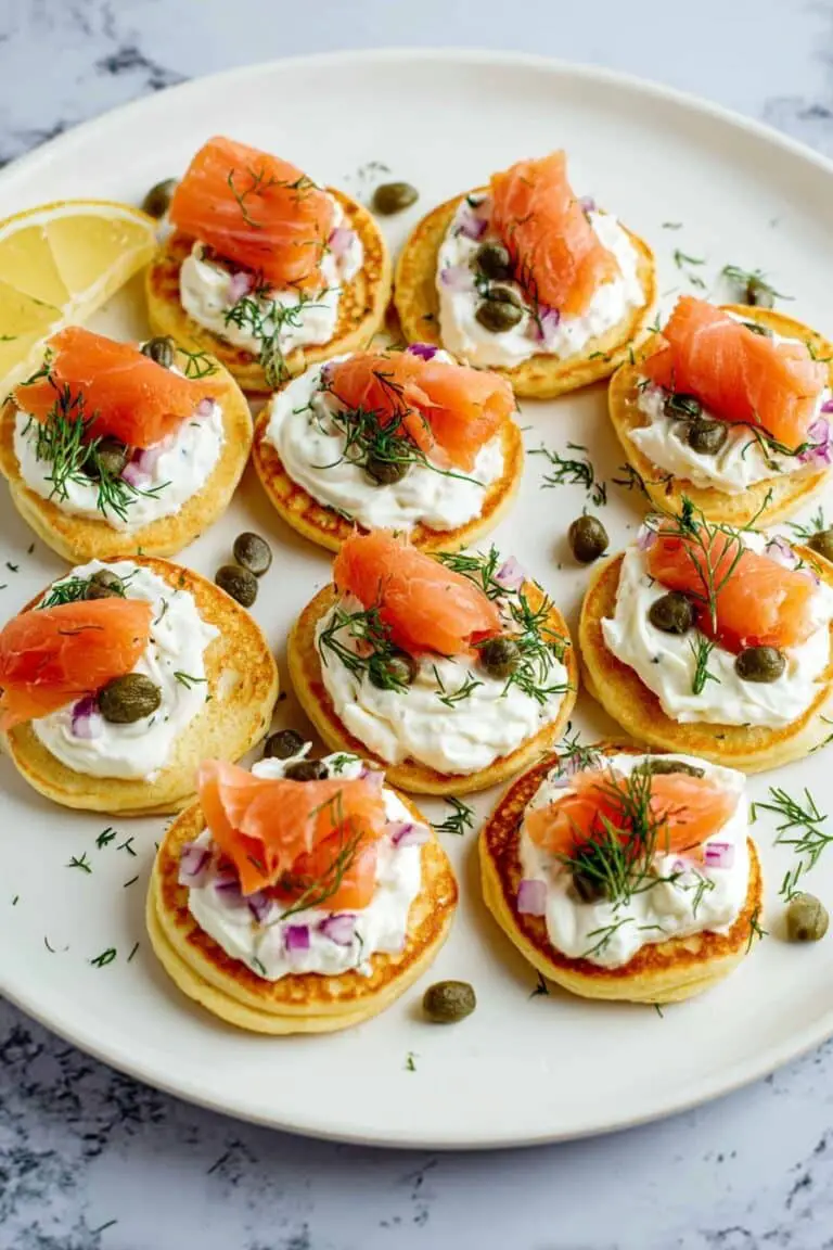 Smoked Salmon Blinis Recipe