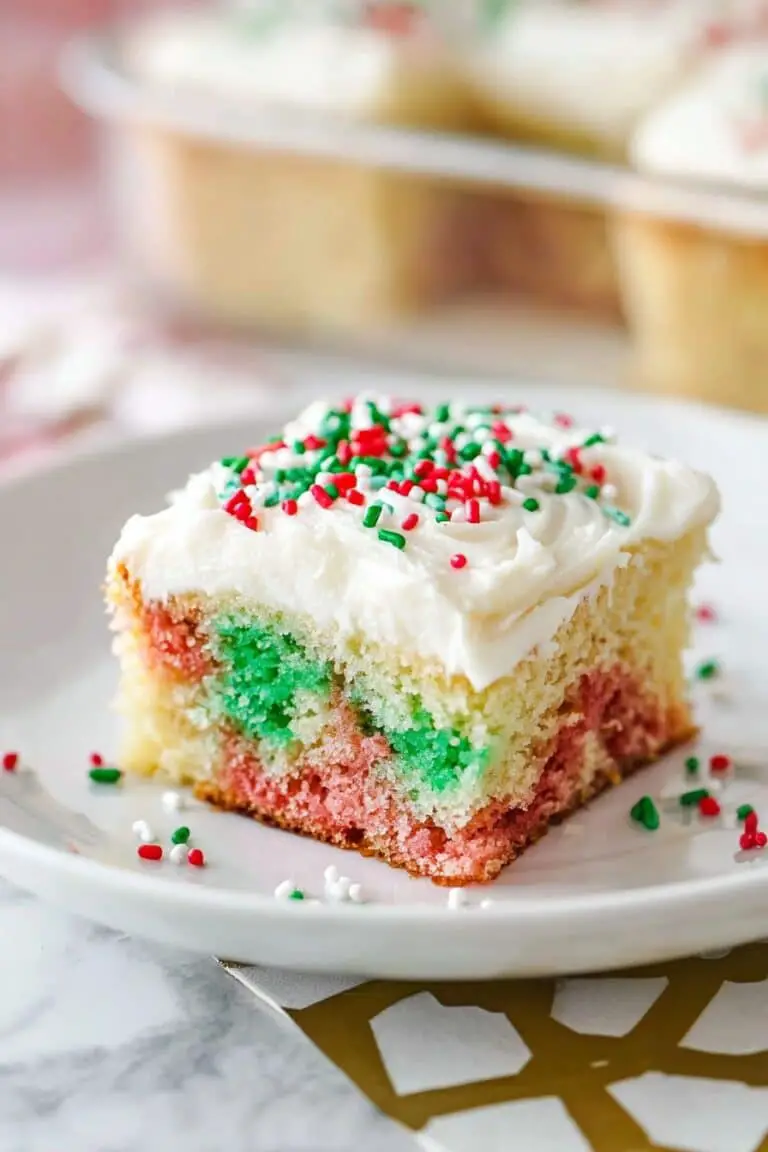 Festive Jello Poke Cake Recipe