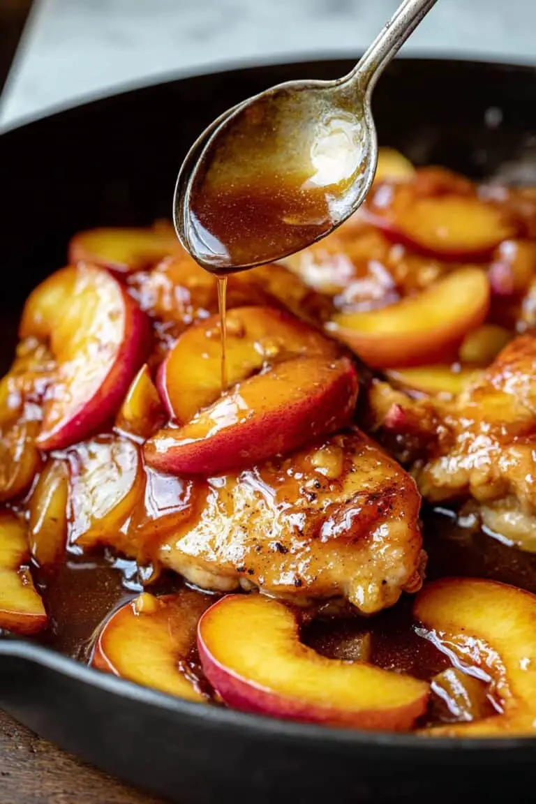 Honey Peach Chicken Roast Recipe