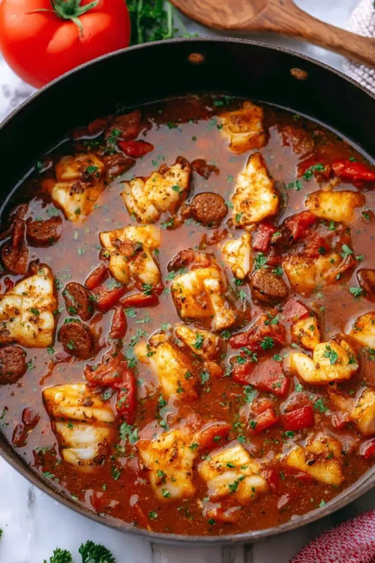 Spanish Fish Stew with Chorizo Recipe